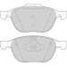 FD7078N NECTO Комплект тормозных колодок, дисковый тормоз