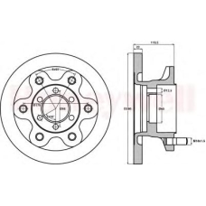 562467B BENDIX Тормозной диск