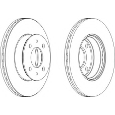 DDF1632-1 FERODO Тормозной диск