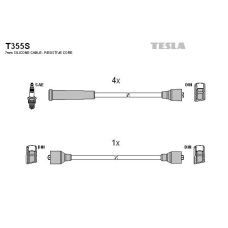 T355S TESLA Комплект проводов зажигания