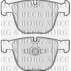 BBP2116 BORG & BECK Комплект тормозных колодок, дисковый тормоз
