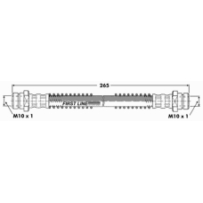 FBH6329 FIRST LINE Тормозной шланг