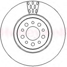 562300B BENDIX Тормозной диск
