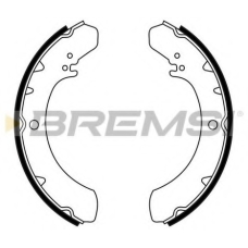 GF0678 BREMSI Комплект тормозных колодок