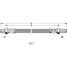PHC129 TRW Тормозной шланг