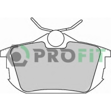 5000-1095 PROFIT Комплект тормозных колодок, дисковый тормоз