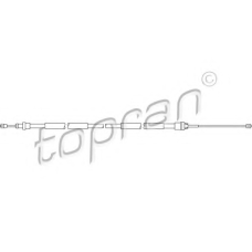 722 072 TOPRAN Трос, стояночная тормозная система