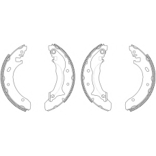 8DB 355 003-241 HELLA Комплект тормозных колодок