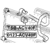 TSB-ACV40F FEBEST Опора, стабилизатор