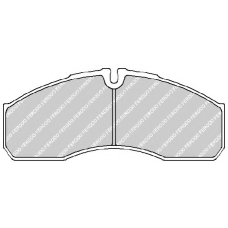 FD6853V NECTO Комплект тормозных колодок, дисковый тормоз