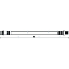 HOS3274 APEC Тормозной шланг