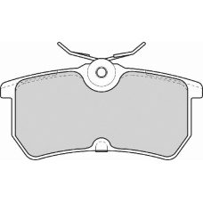 FD6785N NECTO Комплект тормозных колодок, дисковый тормоз