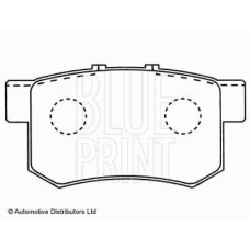 ADH24264 BLUE PRINT Комплект тормозных колодок, дисковый тормоз