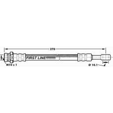 FBH7322 FIRST LINE Тормозной шланг
