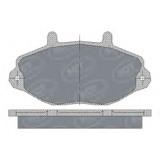 SP 223 SCT Комплект тормозных колодок, дисковый тормоз
