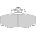 FD6716A NECTO Комплект тормозных колодок, дисковый тормоз