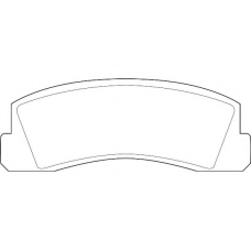 WBP20660A WAGNER LOCKHEED Комплект тормозных колодок, дисковый тормоз