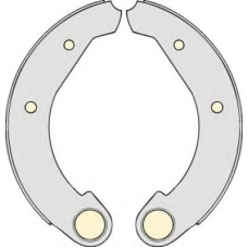 M501 MGA Комплект тормозных колодок