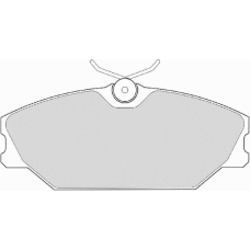 FD6899A NECTO Комплект тормозных колодок, дисковый тормоз