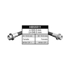 HBS5511 QUINTON HAZELL Тормозной шланг