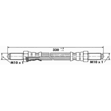 FBH6135 FIRST LINE Тормозной шланг