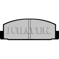 JCP1721 JURATEK Комплект тормозных колодок, дисковый тормоз