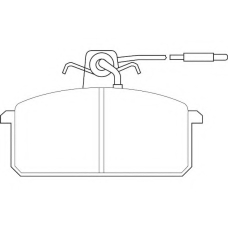 WBP20946A WAGNER LOCKHEED Комплект тормозных колодок, дисковый тормоз
