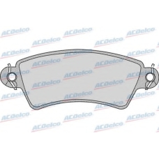 AC058766D AC Delco Комплект тормозных колодок, дисковый тормоз