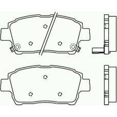 P 83 051 BREMBO Комплект тормозных колодок, дисковый тормоз