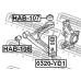 0320-YD1 FEBEST Несущий / направляющий шарнир