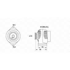 943346068010 MAGNETI MARELLI Генератор
