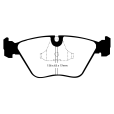 DP2689/2 EBC Brakes Колодки тормозные