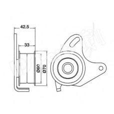 ITB-6501 IPS Parts Устройство для натяжения ремня, ремень грм