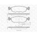 363702160027 MAGNETI MARELLI Комплект тормозных колодок, дисковый тормоз