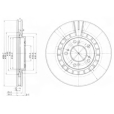 BG3796 DELPHI Тормозной диск