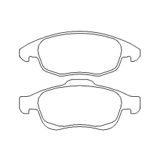 MDB2890 MINTEX Комплект тормозных колодок, дисковый тормоз