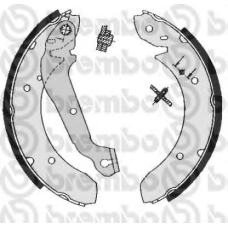 S 24 506 BREMBO Комплект тормозных колодок