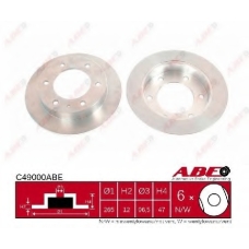 C49000ABE ABE Тормозной диск