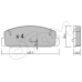822-302-1 CIFAM Комплект тормозных колодок, дисковый тормоз