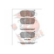 RB1901-203 R BRAKE Комплект тормозных колодок, дисковый тормоз