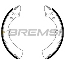 GF0916 BREMSI Комплект тормозных колодок