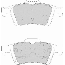 FD7132A NECTO Комплект тормозных колодок, дисковый тормоз