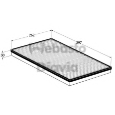 82D0325086A WEBASTO Фильтр, воздух во внутренном пространстве