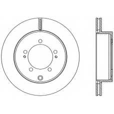 BDR2360.20 OPEN PARTS Тормозной диск