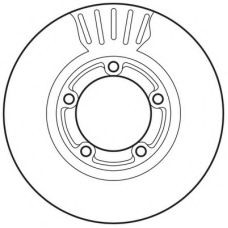 562800BC BENDIX Тормозной диск