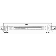 FBH6823 FIRST LINE Тормозной шланг