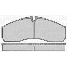 363916060477 MAGNETI MARELLI Комплект тормозных колодок, дисковый тормоз