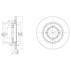 BG2153 DELPHI Тормозной диск