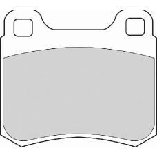 FD6608A NECTO Комплект тормозных колодок, дисковый тормоз