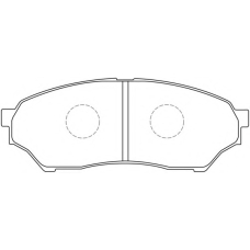 FP1218 FIT Комплект тормозных колодок, дисковый тормоз